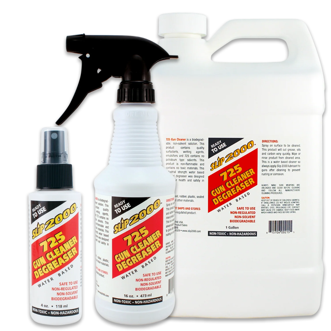 Slip 2000 - 725 Gun Cleaner: Breaks Down Carbon, Grease, and Grime
